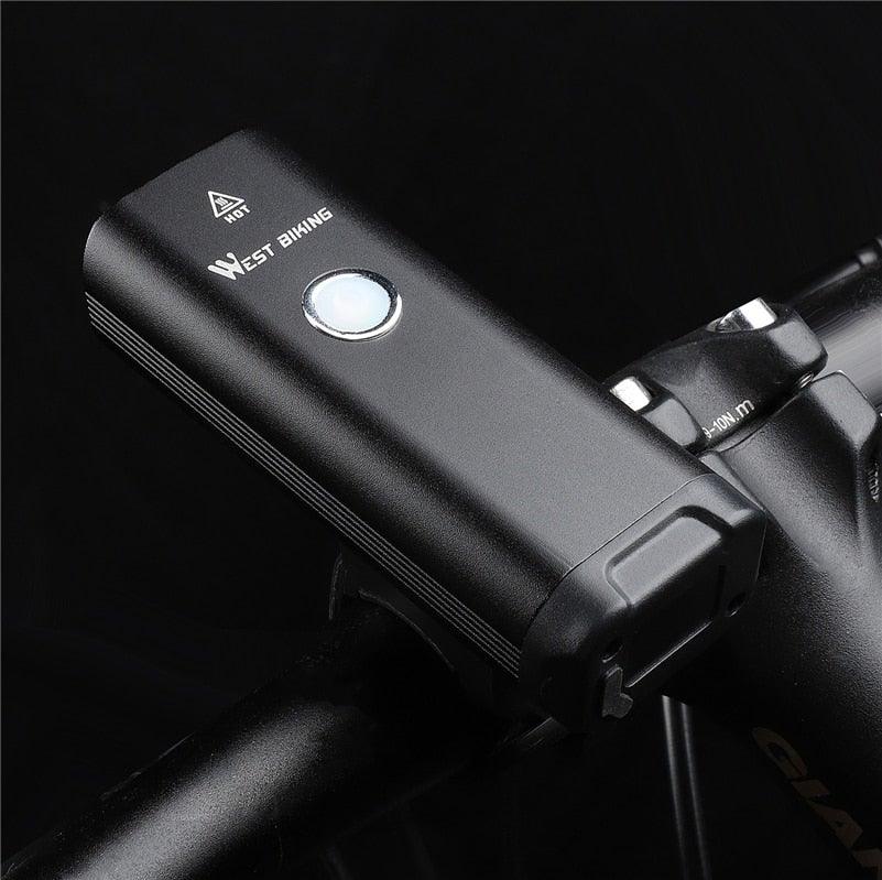 USB Rechargeable LED Bicycle Headlight Waterproof Cycling Light