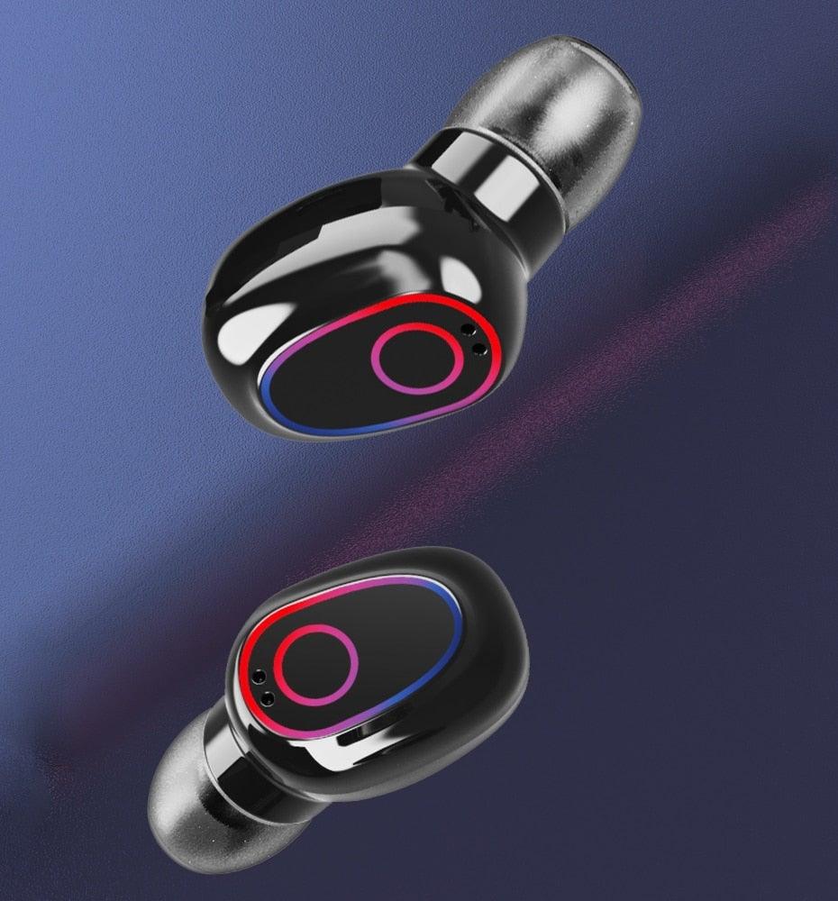 Wireless Bluetooth 5.1 Earbuds with Charging Case & LED Display