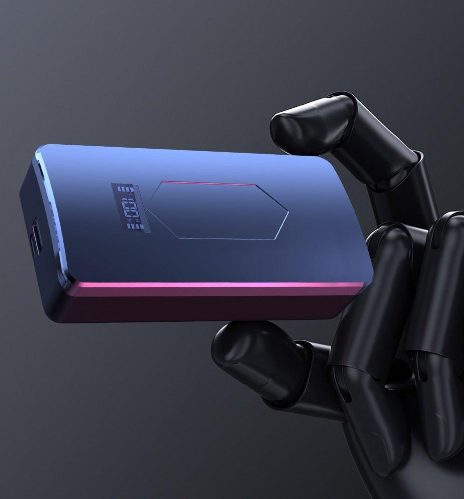 Wireless Bluetooth 5.1 Earbuds with Charging Case & LED Display