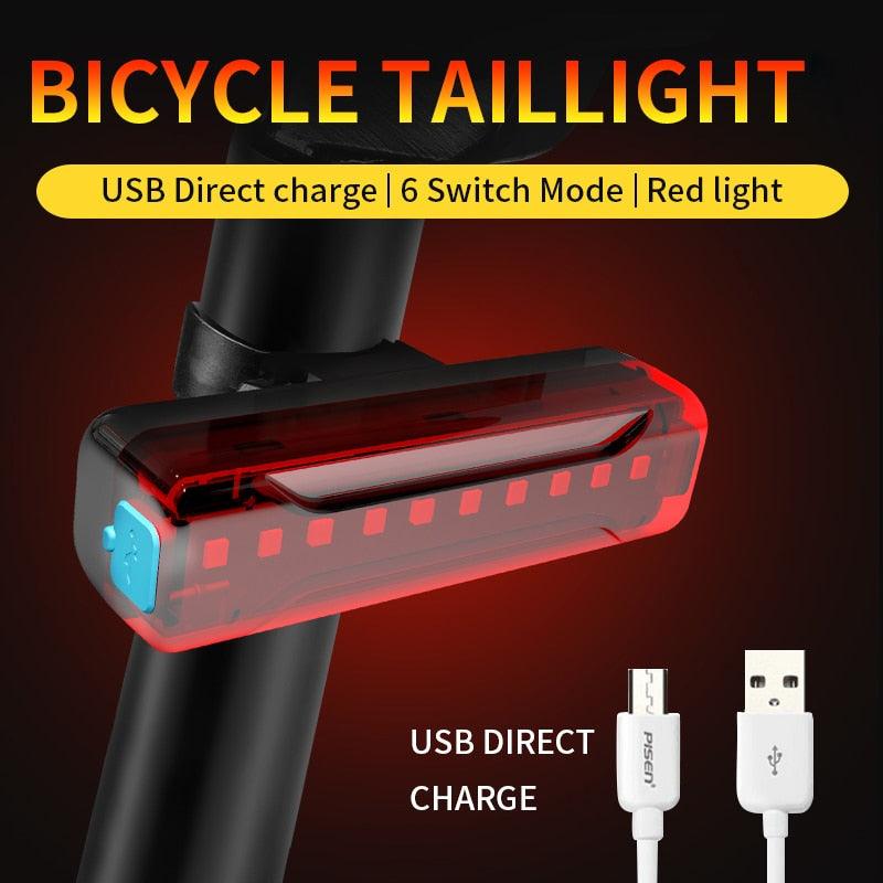 5000 Lumen LED Bike Light Set USB Rechargeable 10000mAh Power Bank
