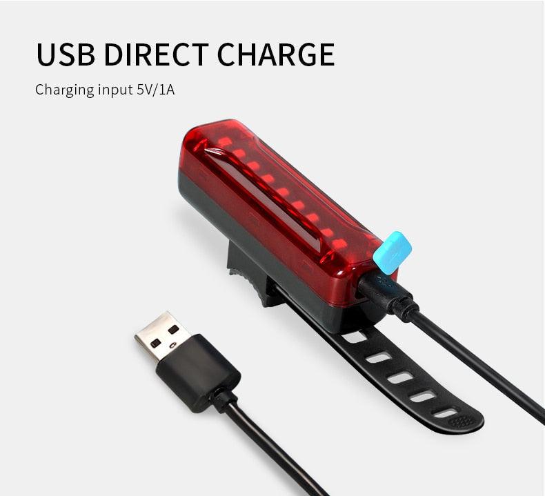 5000 Lumen LED Bike Light Set USB Rechargeable 10000mAh Power Bank