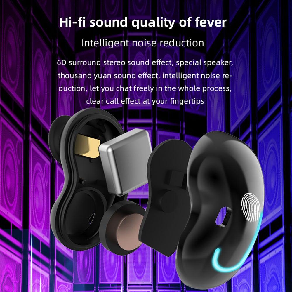 Wireless Bluetooth 5.1 Sport Headphones with HiFi Sound & LED Display