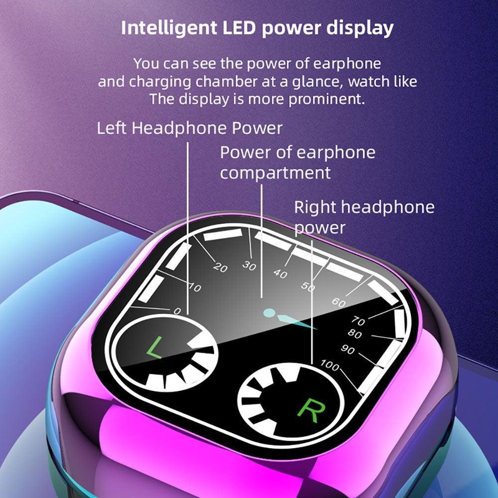 Wireless Bluetooth 5.1 Sport Headphones with HiFi Sound & LED Display