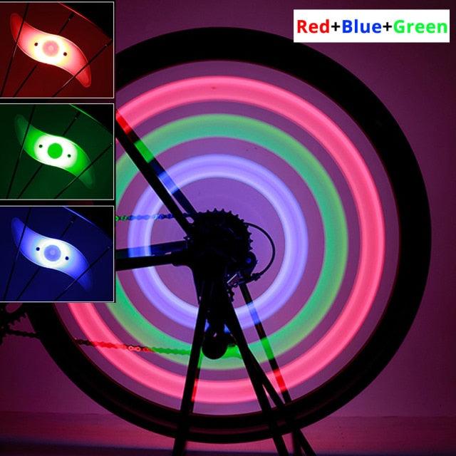 Waterproof LED Bike Wheel Spoke Lights for Kids & Teens, 3 Modes