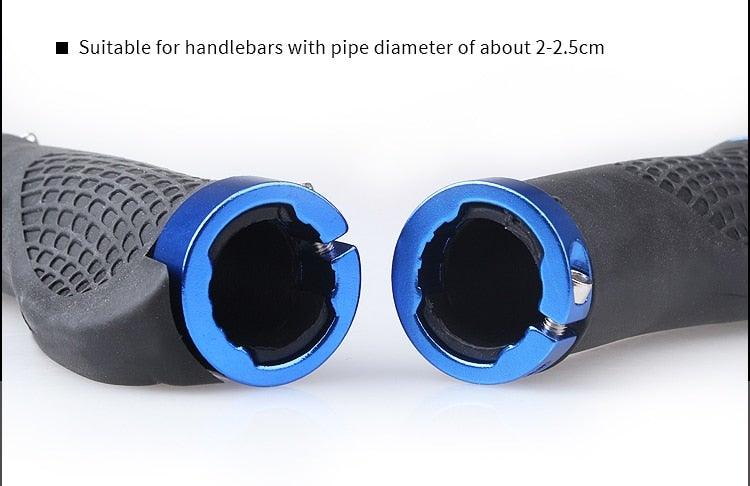 Comfort Ergonomic Bicycle Handlebar Grips with Double Clamp