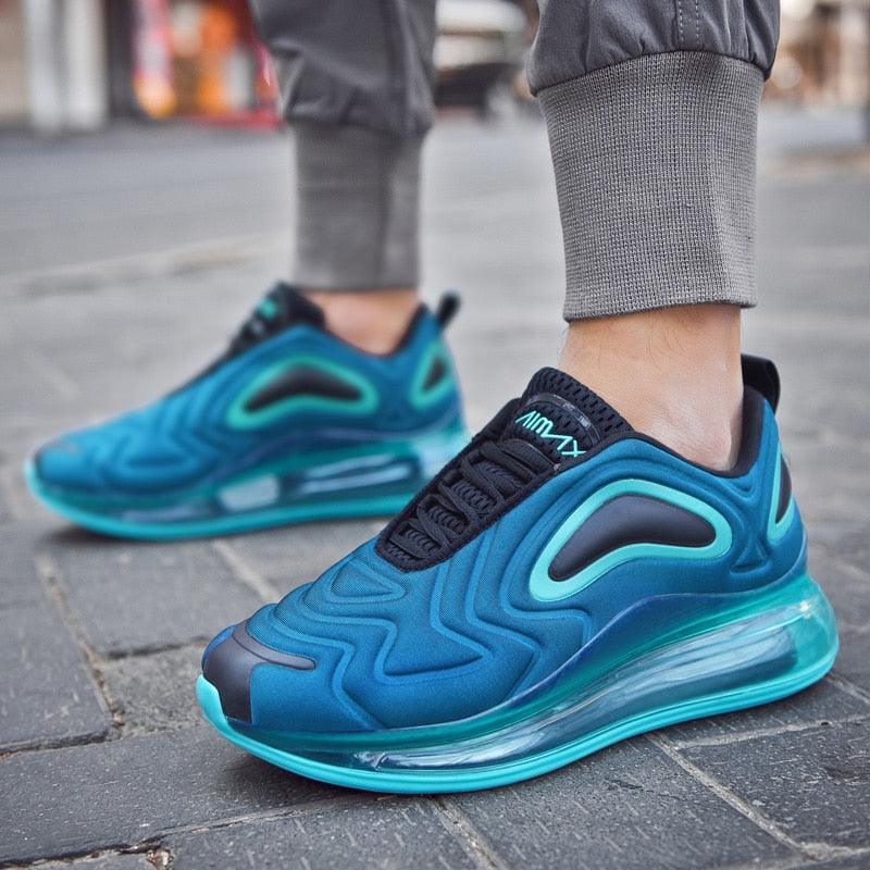 Men's Air Cushion Platform Sneakers Breathable Mesh Streetwear