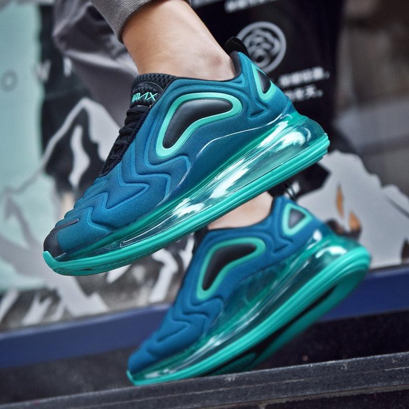 Men's Air Cushion Platform Sneakers Breathable Mesh Streetwear