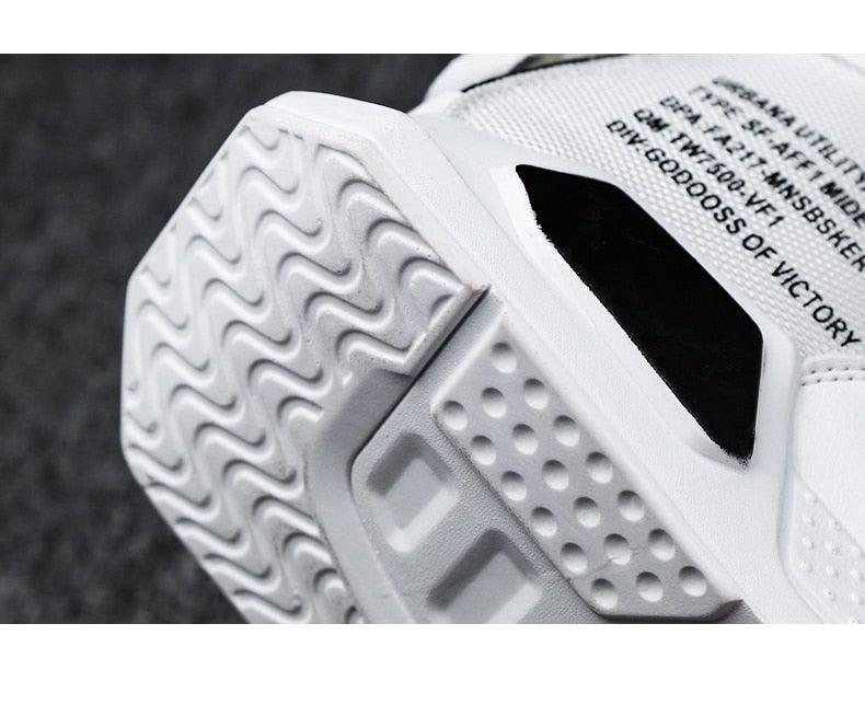 High Top Canvas Sneakers: Breathable Hip Hop Basketball Shoes