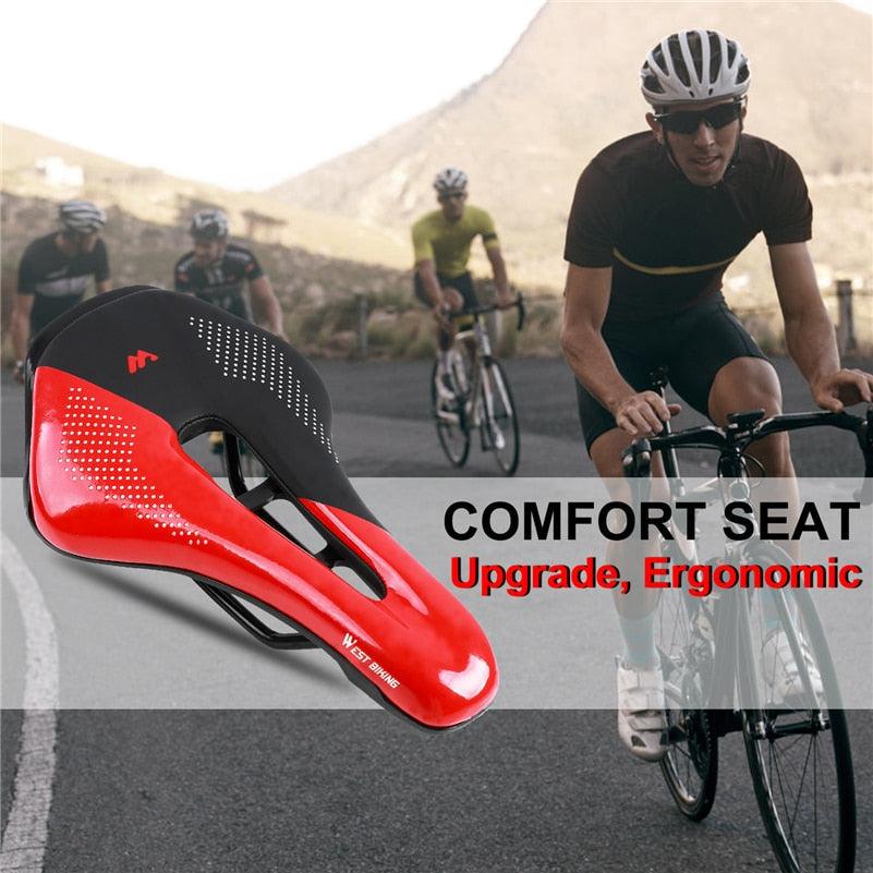 Ergonomic Road & Mountain Bike Saddle Breathable Waterproof Seat