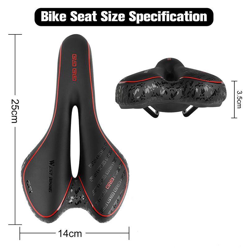 Ergonomic Road & Mountain Bike Saddle Breathable Waterproof Seat