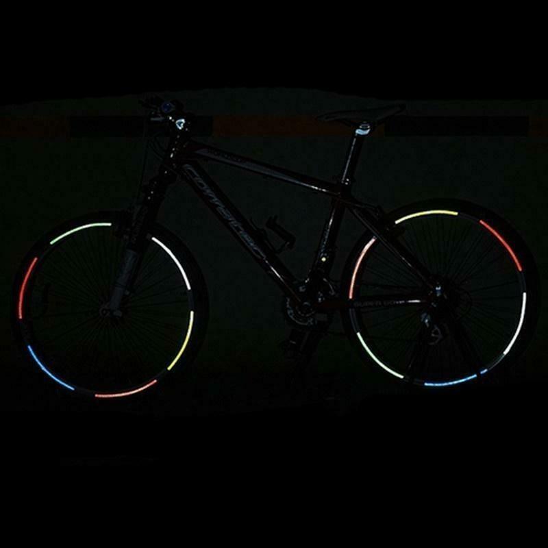 Reflective Bicycle Safety Tape – High-Visibility Geometric Decals