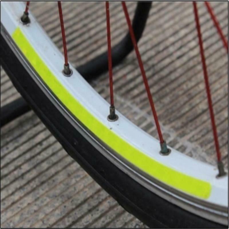 Reflective Bicycle Safety Tape – High-Visibility Geometric Decals