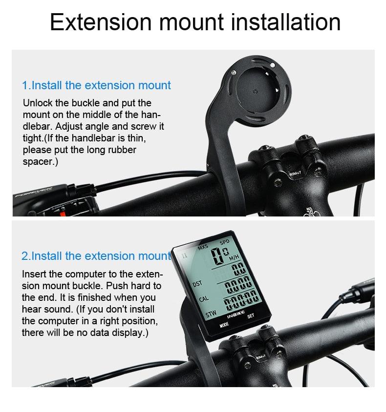 Waterproof Wireless & Wired Bicycle Computer Cycling Odometer