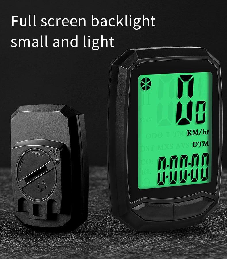 Waterproof Wireless & Wired Bicycle Computer Cycling Odometer