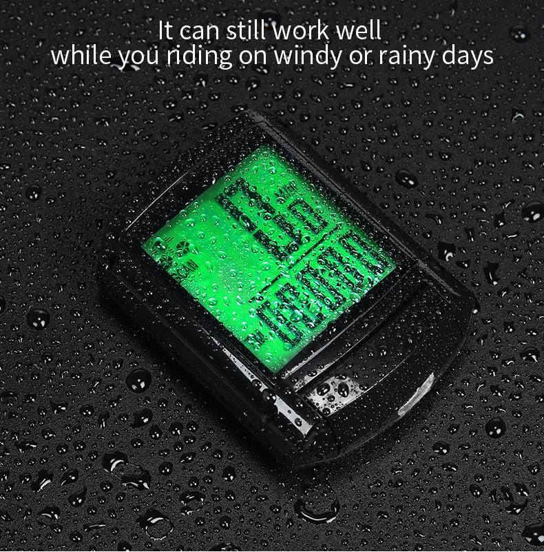 Waterproof Wireless & Wired Bicycle Computer Cycling Odometer