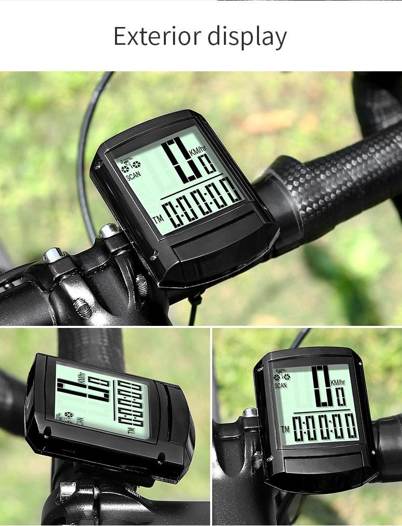 Waterproof Wireless & Wired Bicycle Computer Cycling Odometer