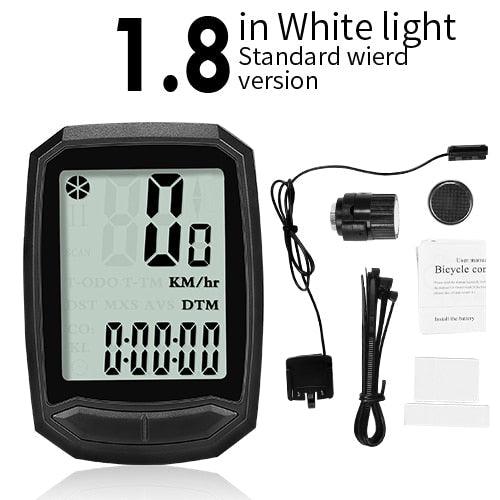 Waterproof Wireless & Wired Bicycle Computer Cycling Odometer