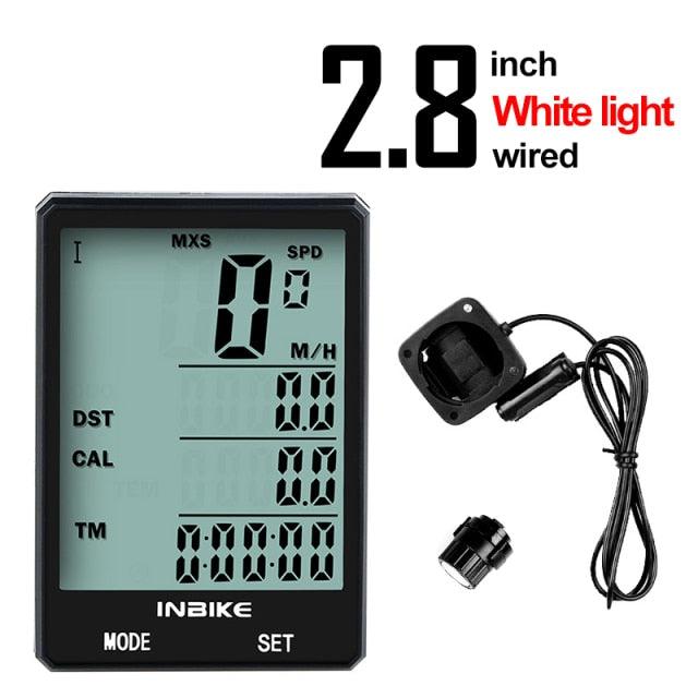 Waterproof Wireless & Wired Bicycle Computer Cycling Odometer