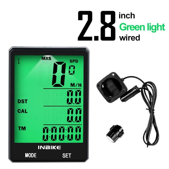 Waterproof Wireless & Wired Bicycle Computer Cycling Odometer