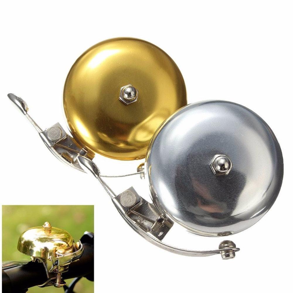 Vintage Classic Bicycle Bell Retro Gold Silver Bike Horn Accessory