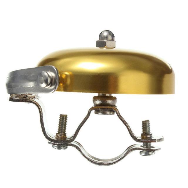 Vintage Classic Bicycle Bell Retro Gold Silver Bike Horn Accessory