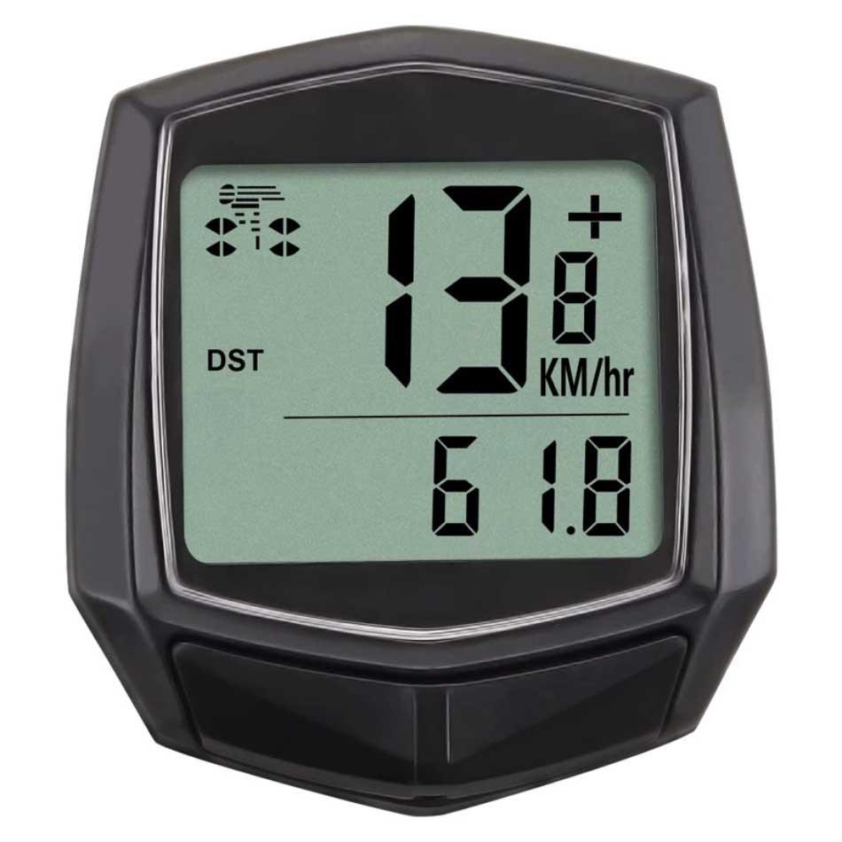 Waterproof Wired Digital Bike Speedometer with LCD Backlight