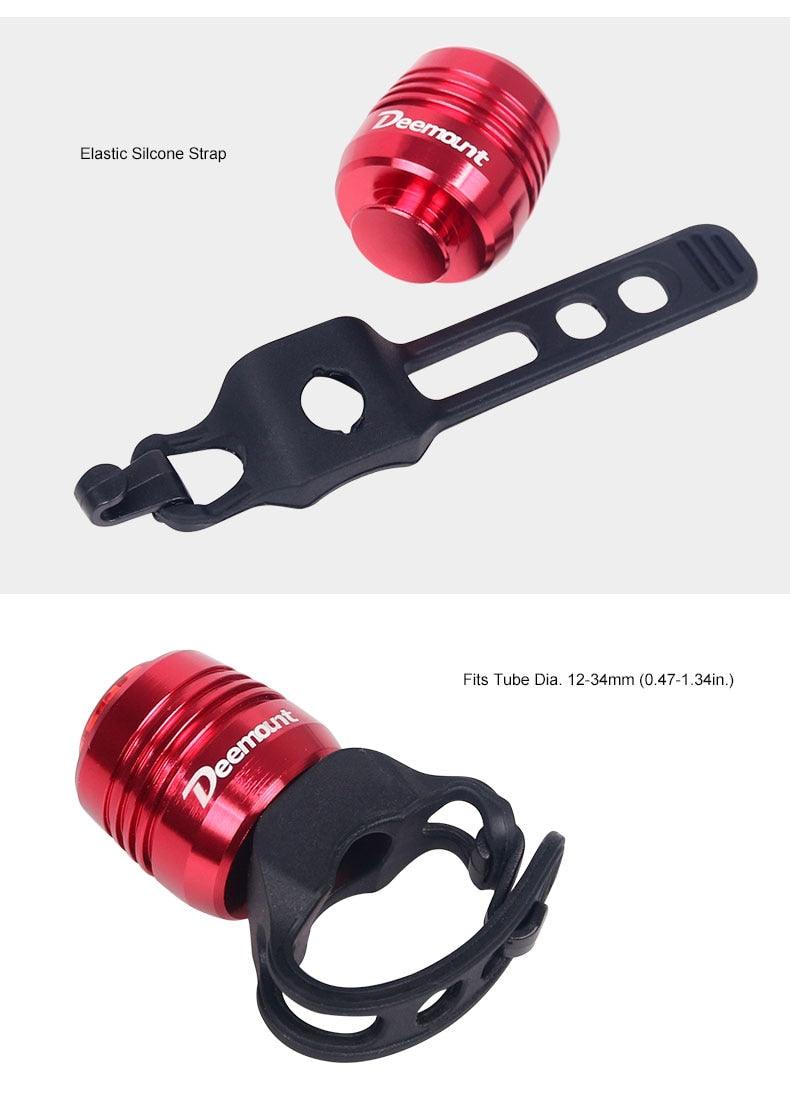 Ultra Bright USB Rechargeable LED Bike Rear Safety Warning Light