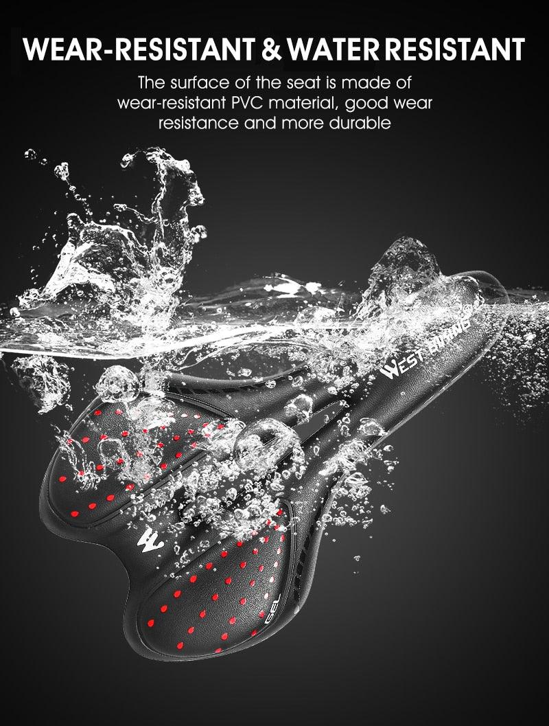 Ergonomic Gel Padded Bike Saddle for Mountain and Road Bikes