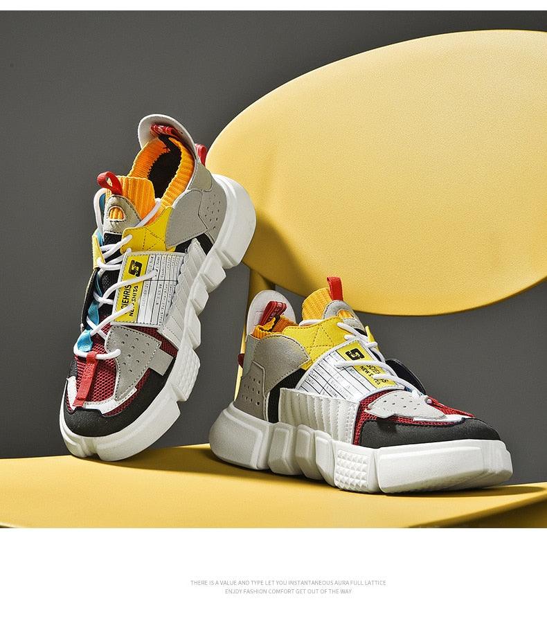 Men's Lightweight Breathable Mesh Athletic Running Sneakers