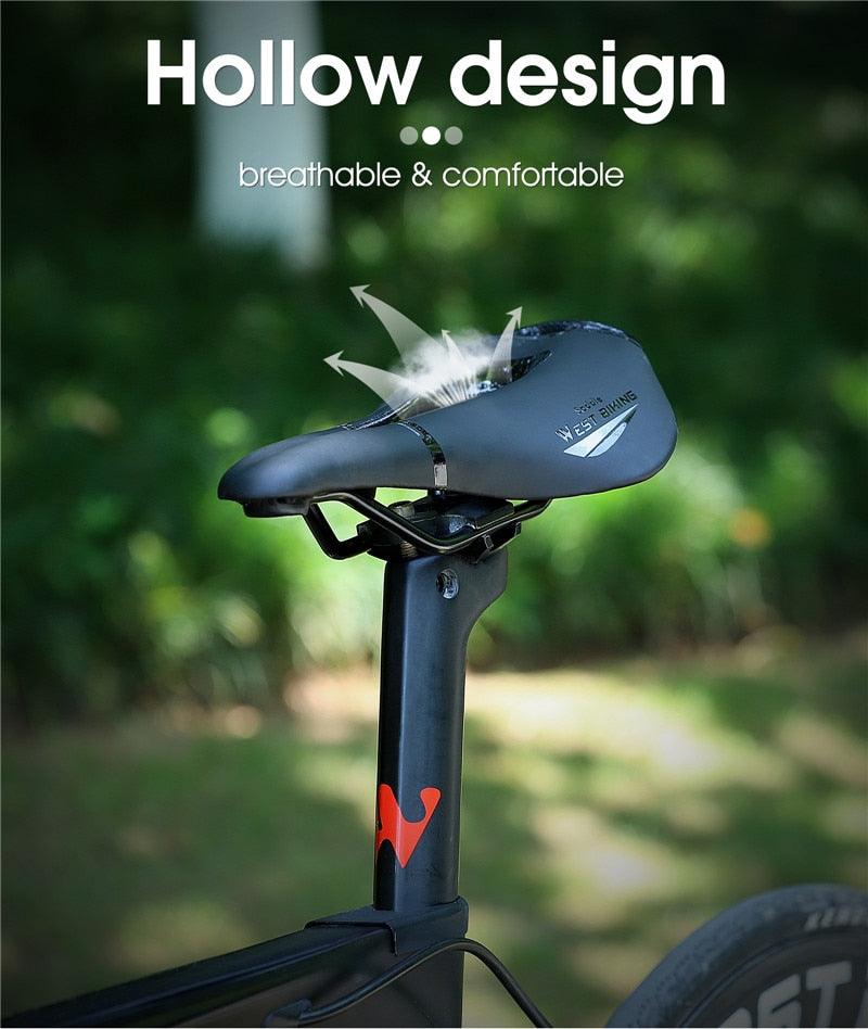 Ergonomic Road & Mountain Bike Saddle Breathable Waterproof Seat