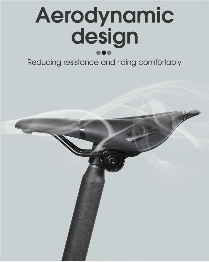 Ergonomic Road & Mountain Bike Saddle Breathable Waterproof Seat