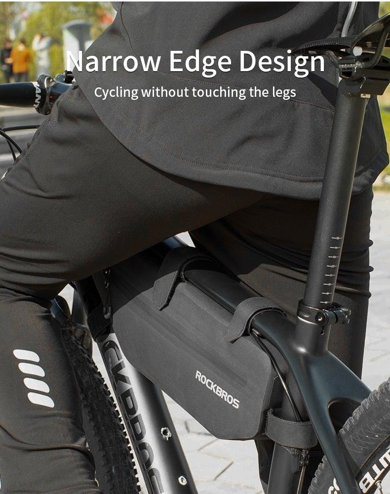 Waterproof Cycling Top Tube Bike Frame Bag - High Capacity Black