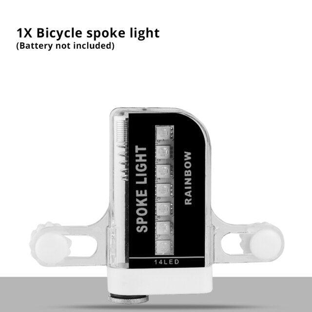 LED Bicycle Spoke Lights: 30-Pattern Waterproof RGB Wheel Decor