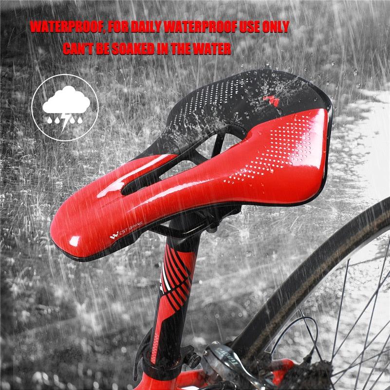Ergonomic Gel Padded Bike Saddle for Mountain and Road Bikes
