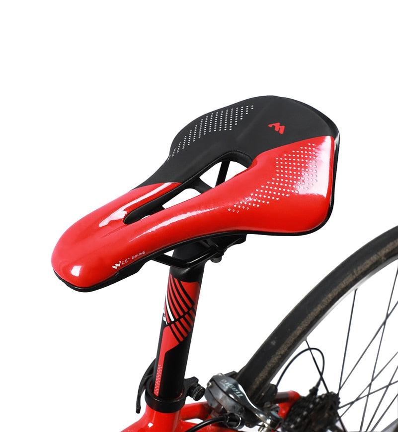 Ergonomic Gel Padded Bike Saddle for Mountain and Road Bikes