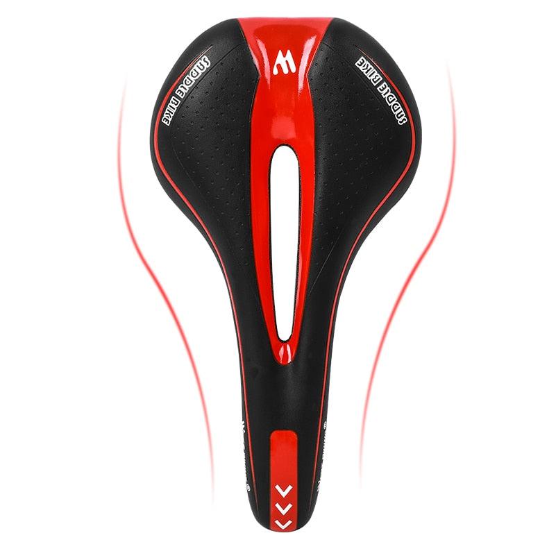 Ergonomic Gel Padded Bike Saddle for Mountain and Road Bikes