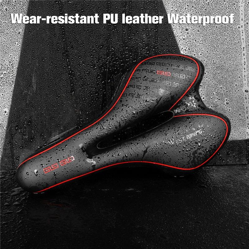 Ergonomic Gel Padded Bike Saddle for Mountain and Road Bikes