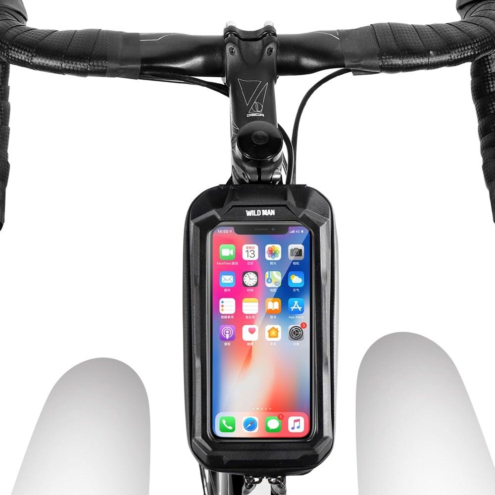 Waterproof Bike Phone Bag Top Tube Cycling Mount for Phones 6.6in