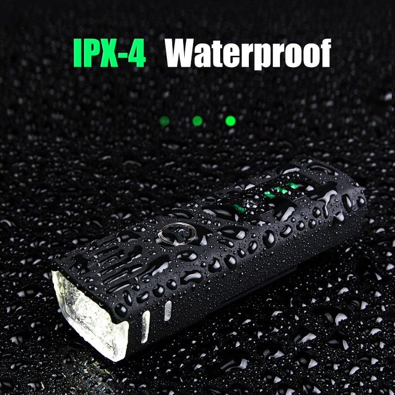 Smart LED Bike Light Set USB Rechargeable Front and Rear Lamp