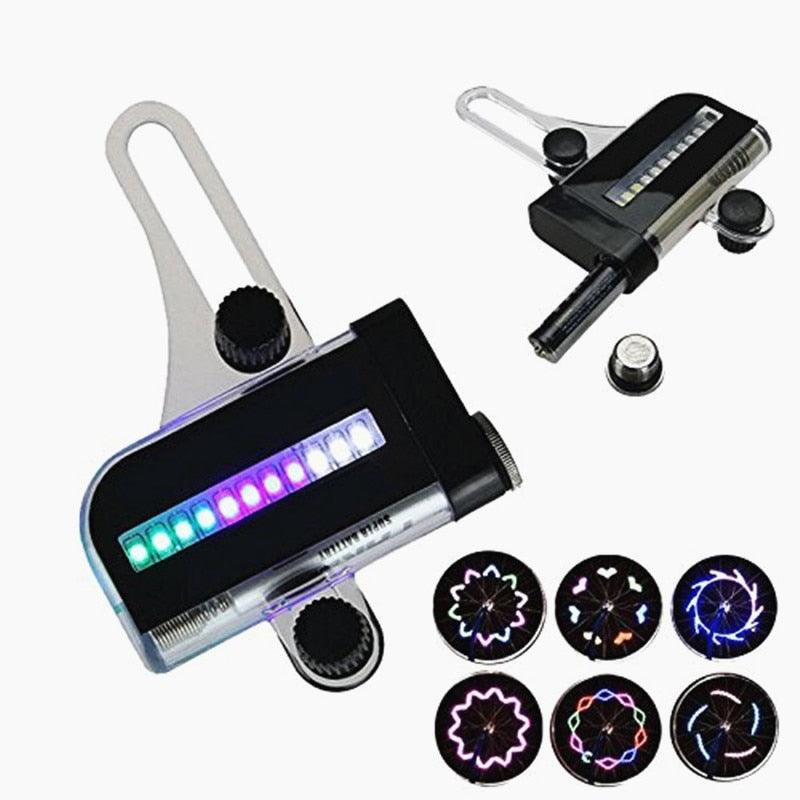 LED Bicycle Wheel Spoke Lights - Multicolor Pattern Changing Bike