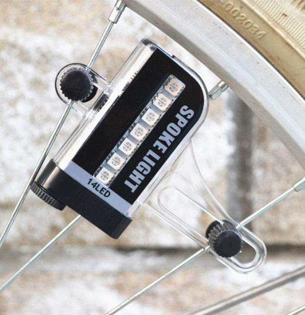 LED Bicycle Wheel Spoke Lights - Multicolor Pattern Changing Bike