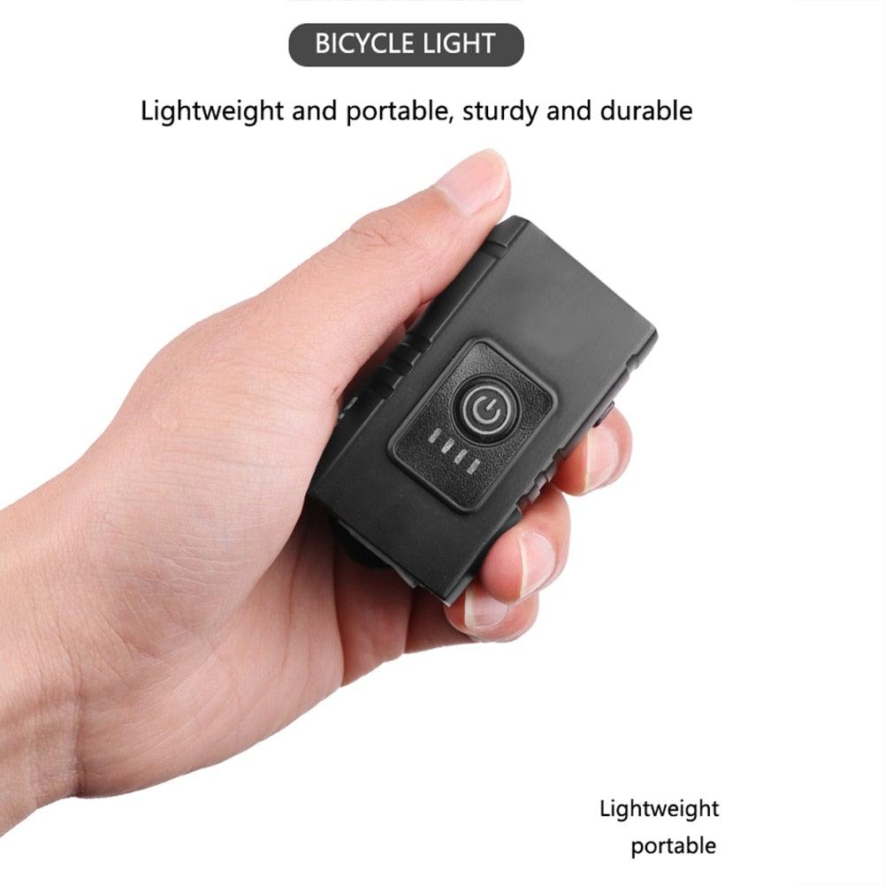 Powerful USB Rechargeable LED Bike Headlight for Night Cycling