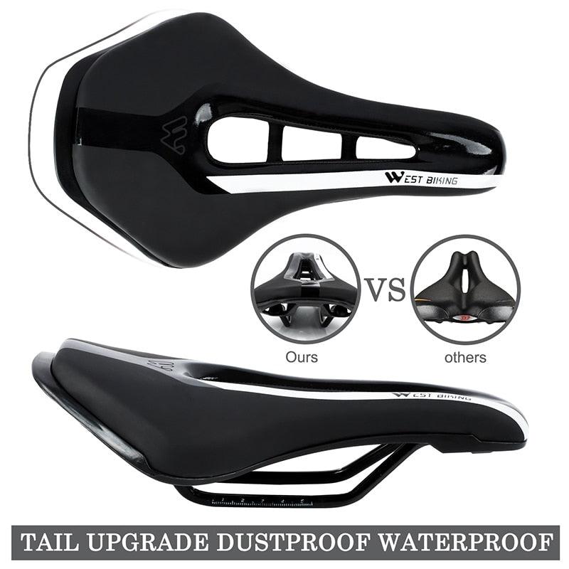 Ergonomic Road & Mountain Bike Saddle Breathable Waterproof Seat