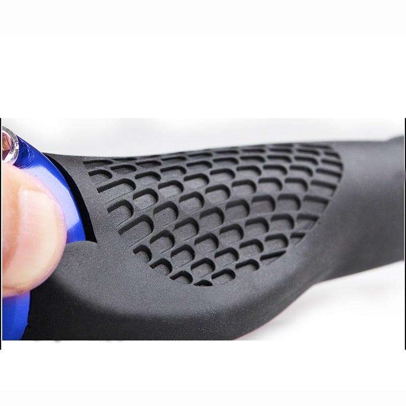 Comfort Ergonomic Bicycle Handlebar Grips with Double Clamp