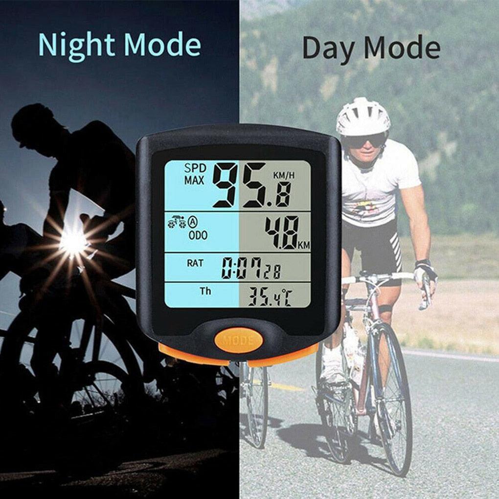Wired Digital Bicycle Computer Speedometer with Backlight Display
