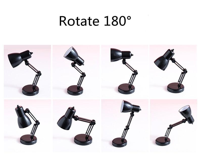 Cute Mini Magnetic Foldable LED Desk Lamp for Reading