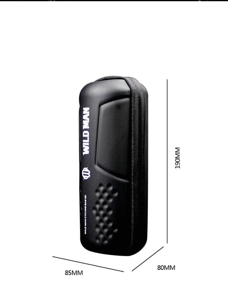 Waterproof Bike Frame Bag with Touchscreen Phone Mount - Black