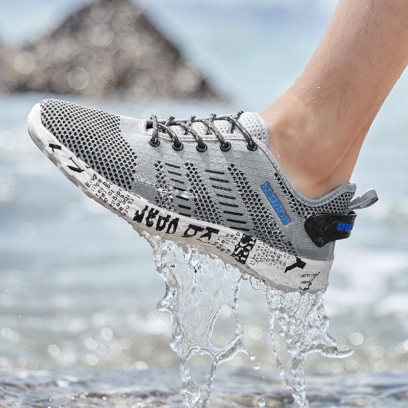 Men's Quick-Dry Water Shoes Non-Slip Lightweight Aqua Sneakers