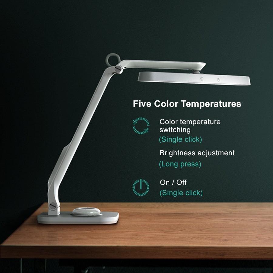 Remote Control LED Desk Lamp - Eye-Caring Dimmable Office Light - styling view