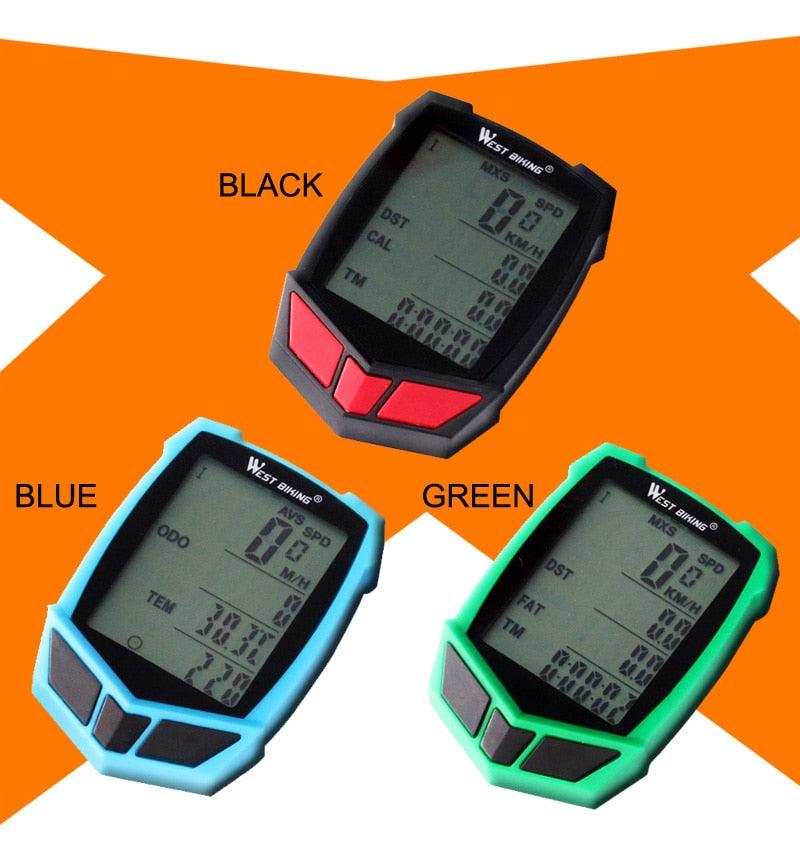 Wireless Bike Computer 20-Function Speedometer and Odometer